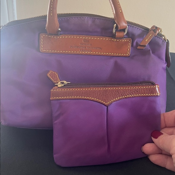 DOONEY AND BOURKE handbag with card wallet purple - Picture 4 of 15